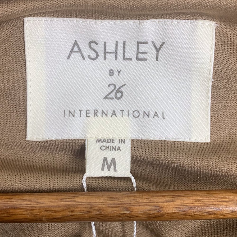 Ashley International Mocha Faux Fur Jacket - Picture 8 of 9